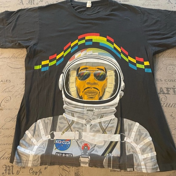Tultex Other - Kid Cudi Man On The Moon Day N Nite Astronaut T-Shirt